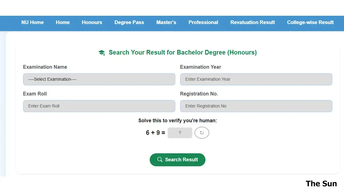 NU Honours 4th Year Result 2026 Published, Pass Rate 65.10%