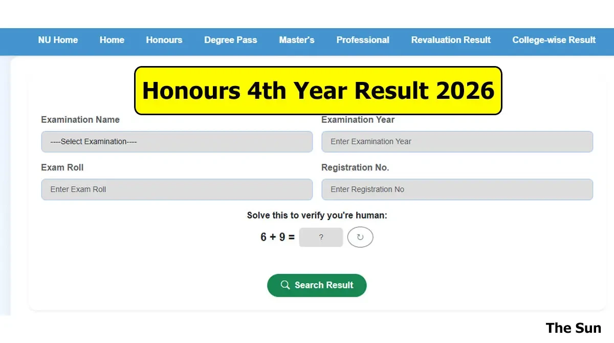 Honours 4th Year Result 2026 to Be Published Today, Know How to Chek