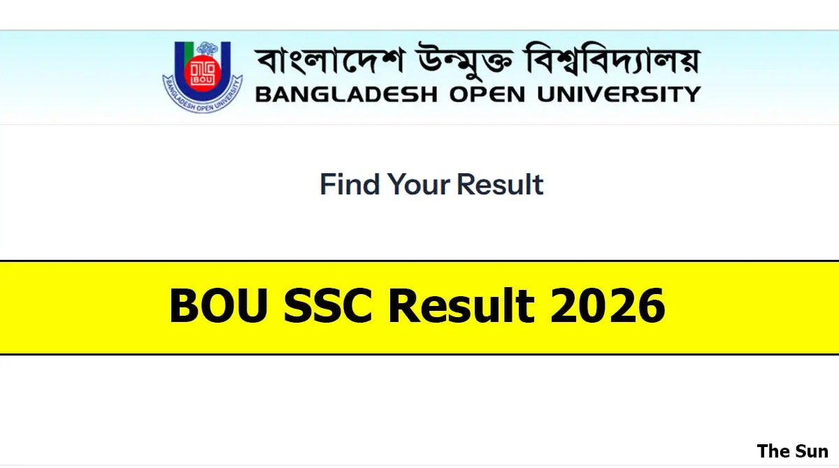 BOU SSC Result 2026