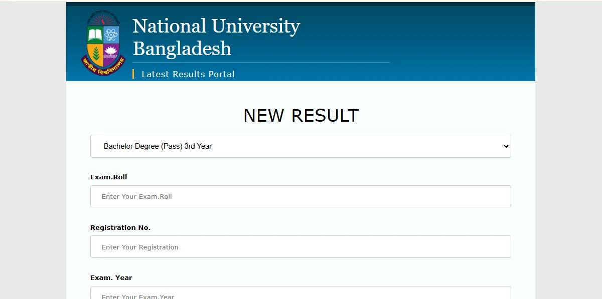 Degree 3rd Year Result 2026 Published