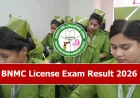 BNMC License Exam Result 2026