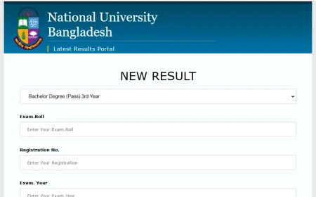 Degree 3rd Year Result 2026 Published