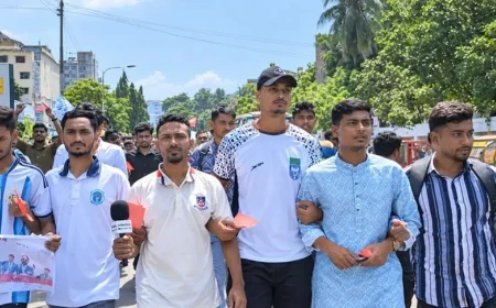 Dhaka Central University Students Launch Protest Against New VC