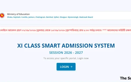 Xi Class Admission 2026 Application Begin