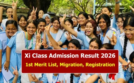 Xi Class Admission Result 2026