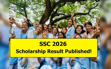 SSC Scholarship Result 2026 Published